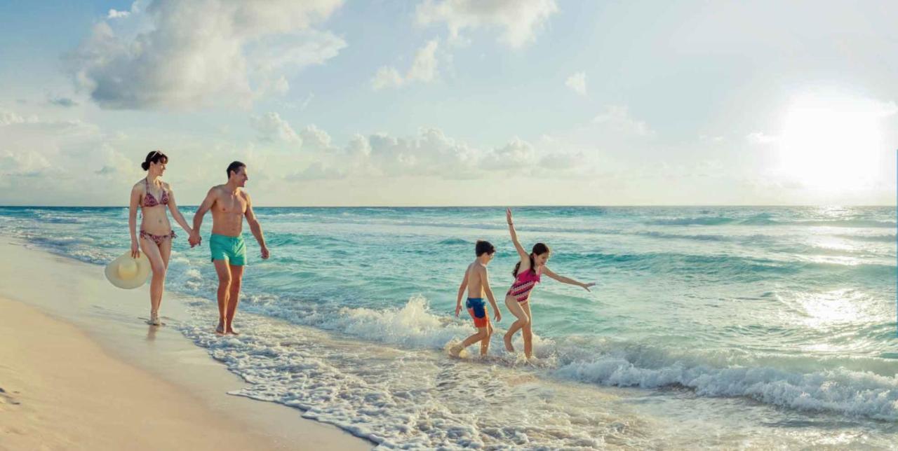 Beachfront Getaway Condo Cancún Eksteriør bilde