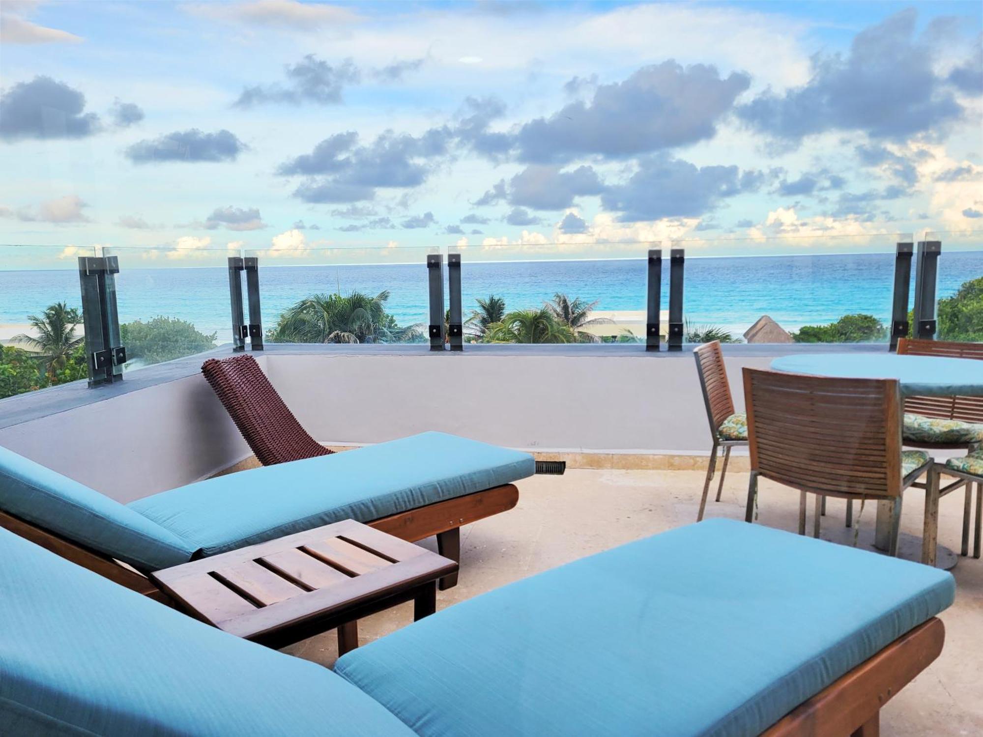 Beachfront Getaway Condo Cancún Eksteriør bilde