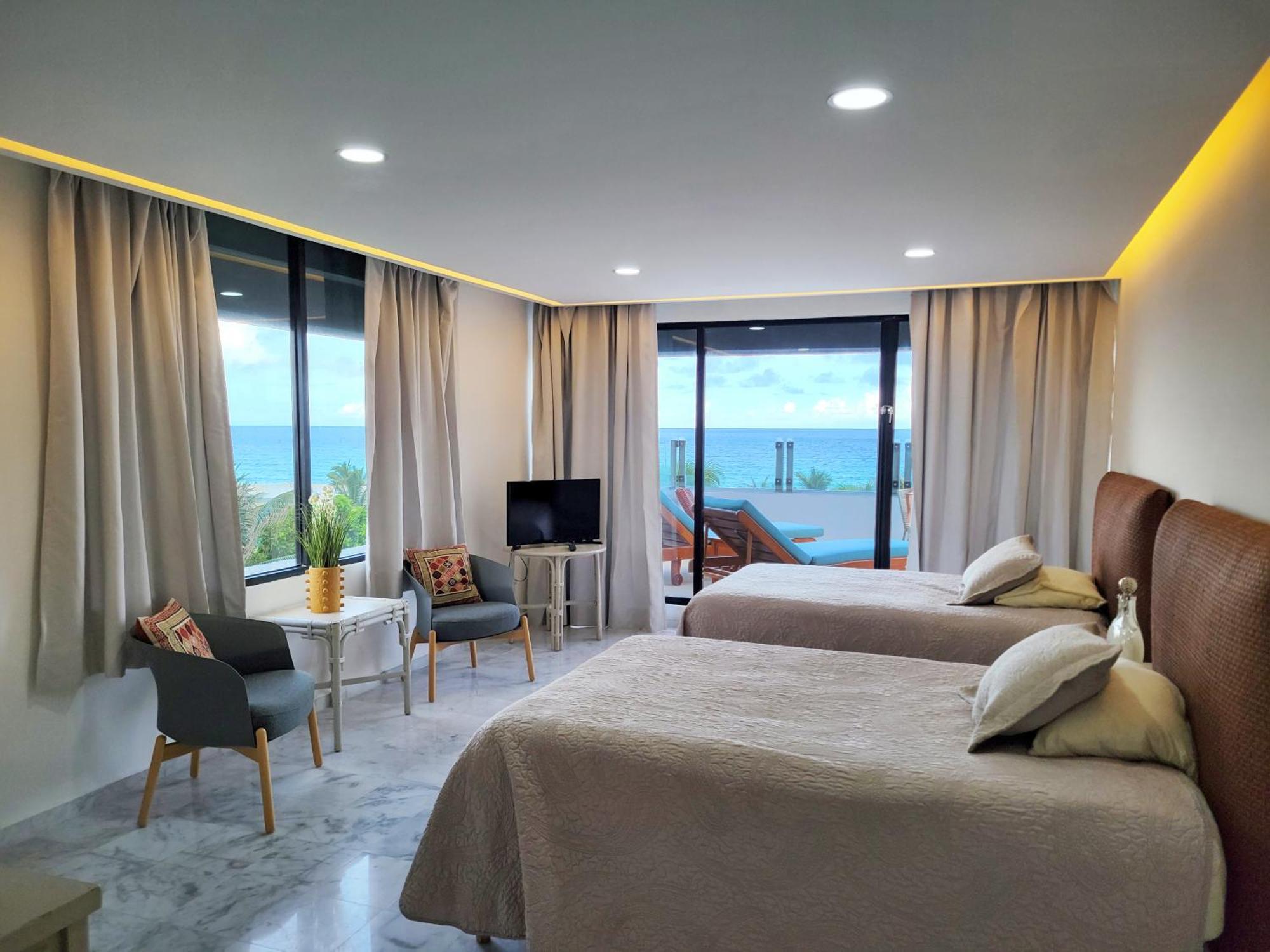 Beachfront Getaway Condo Cancún Eksteriør bilde